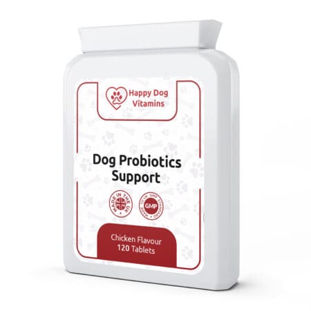 Happy Dog - Dog Probiotics - 2 Billion CFU - 120 Chicken Flavoured Tablets