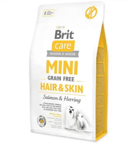 BritCare Premium Mini Dog Food For Hair And Skin Salmon And Herring 2kg
