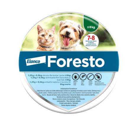 Foresto protective collar for dogs and cats under 8kg 38cm